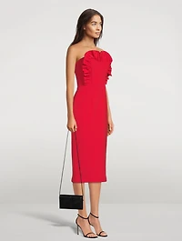 Scarlett Strapless Midi Dress