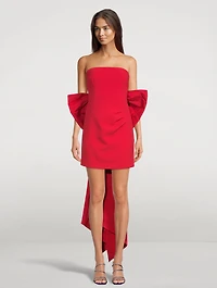 Scarlett Strapless Bow Mini Dress