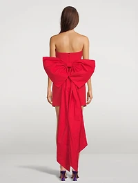 Scarlett Strapless Bow Mini Dress