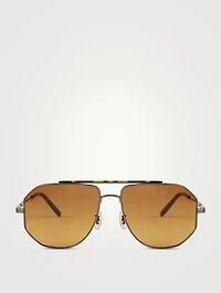 Oliver Peoples x Brunello Cucinelli Moraldo Aviator Sunglasses