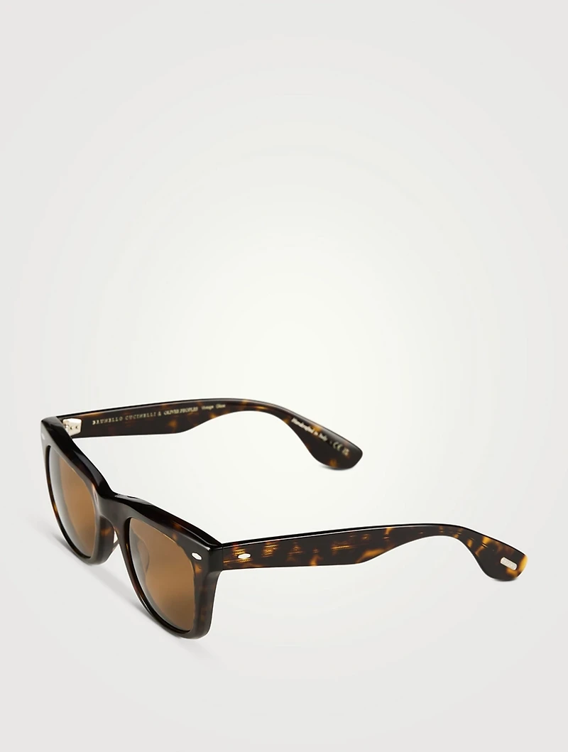 Oliver Peoples x Brunello Cucinelli Mr. Brunello Square Sunglasses