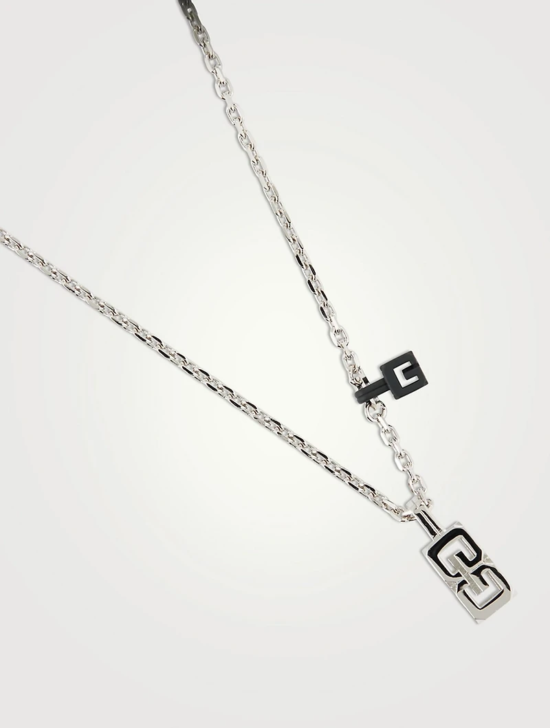 G Cube Pendant Necklace