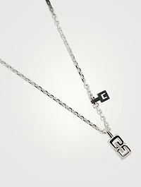 G Cube Pendant Necklace