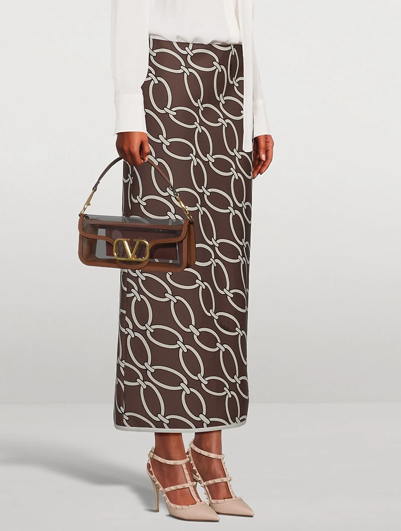 Rockstud Leather Ankle-Strap Pumps