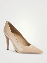 Rockstud Leather Pumps