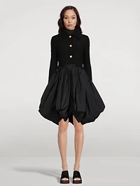 Bouclé Tweed Cropped Jacket