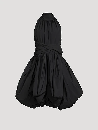 Technical Cotton Wrapped Dress