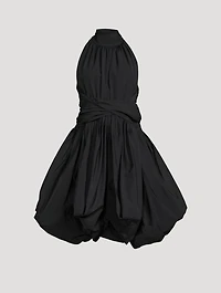 Technical Cotton Wrapped Dress