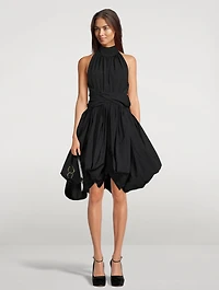 Technical Cotton Wrapped Dress