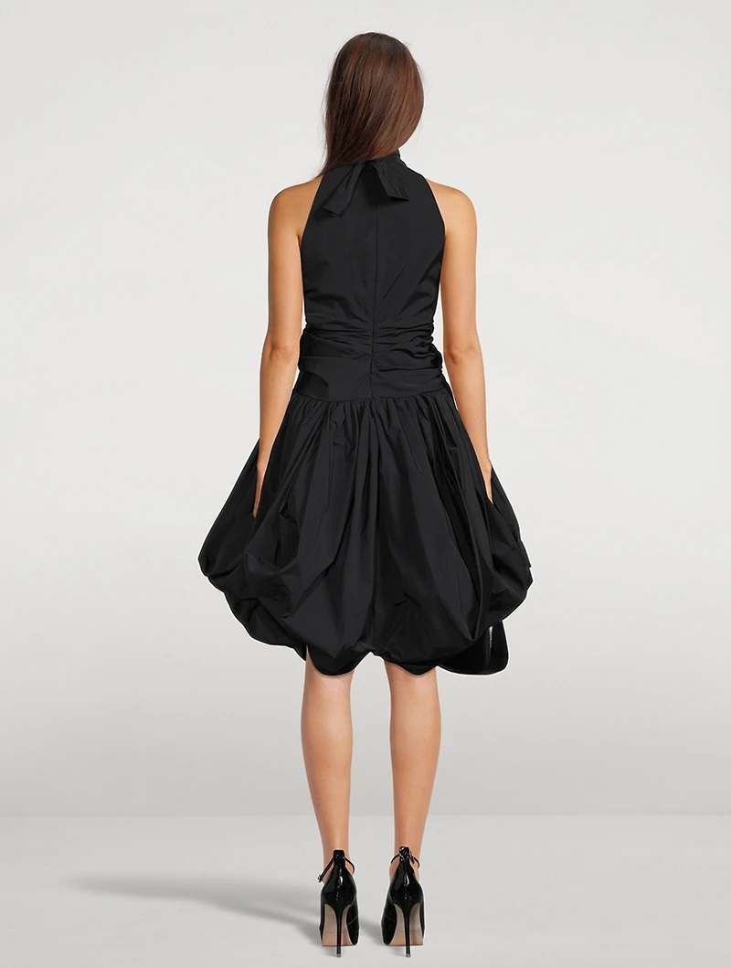 Technical Cotton Wrapped Dress