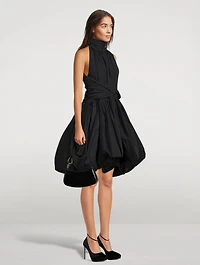 Technical Cotton Wrapped Dress