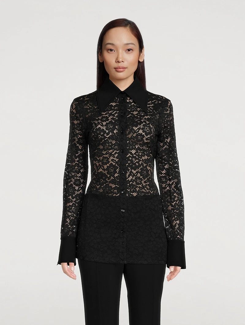 Stretch Lace Shirt