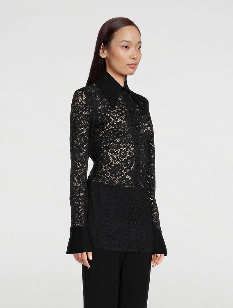 Stretch Lace Shirt