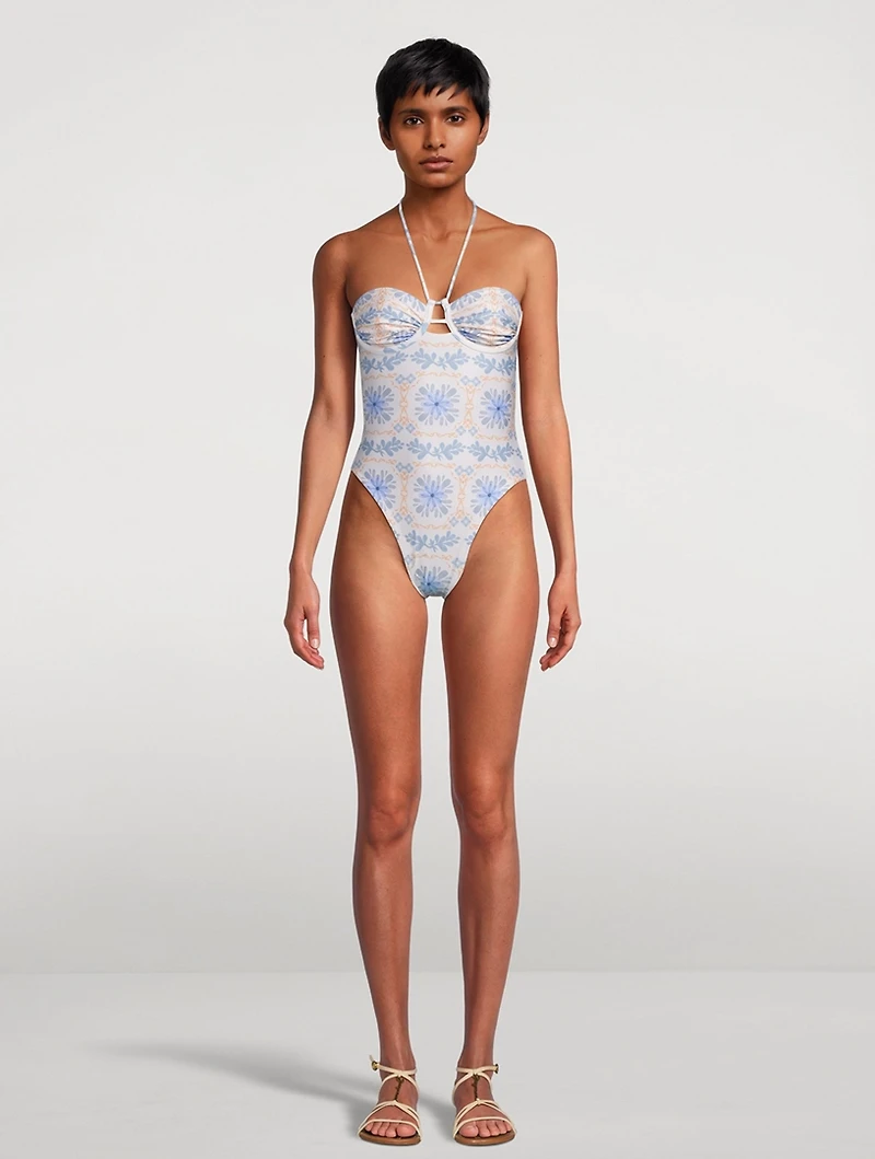 Sándalo Printed One-Piece Swimsuit