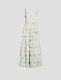 Lima Printed Linen Maxi Dress