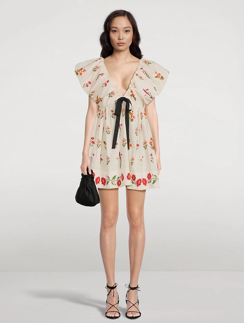 Horizonte Mini Dress Floral Print