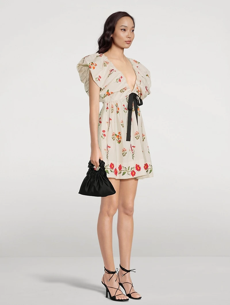 Horizonte Mini Dress Floral Print