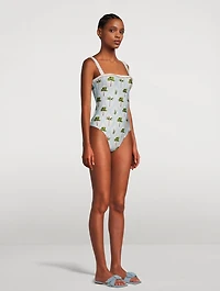 Limón One-Piece Swimsuit Plant Print