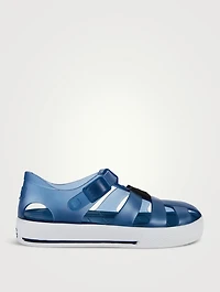 Rubber Sandals With Logo