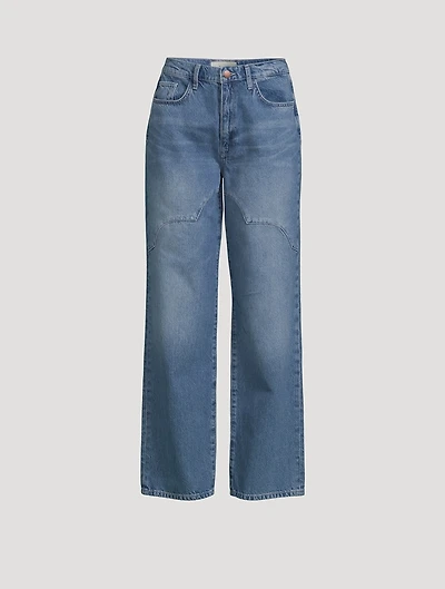 Ms. Ciela Cloud Stitch Wide-Leg Jeans