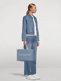 Ms. Ciela Cloud Stitch Denim Trucker Jacket