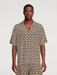 Silk Shirt Toile Iconographe Print