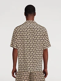 Silk Shirt Toile Iconographe Print
