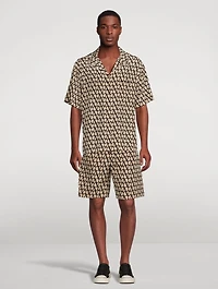 Silk Shirt Toile Iconographe Print