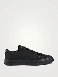 Totaloop Nylon And Leather Low-Top Sneakers