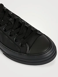 Totaloop Nylon And Leather Low-Top Sneakers