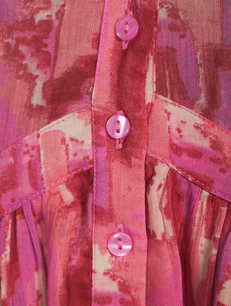 Talita Cotton And Modal Mini Dress