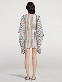 Short Kaftan Stripe Print