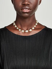 Tulip Faux Pearl Necklace