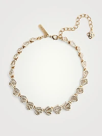 Broken Flower Petal Necklace