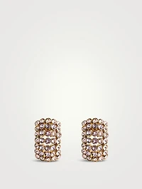 Disco Crystal Hoop Earrings