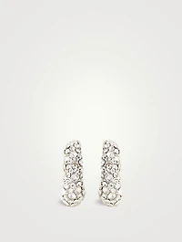 Small Paradise Crystal Hoop Earrings