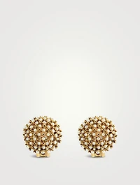 Faux Pearl Dome Clip-On Earrings