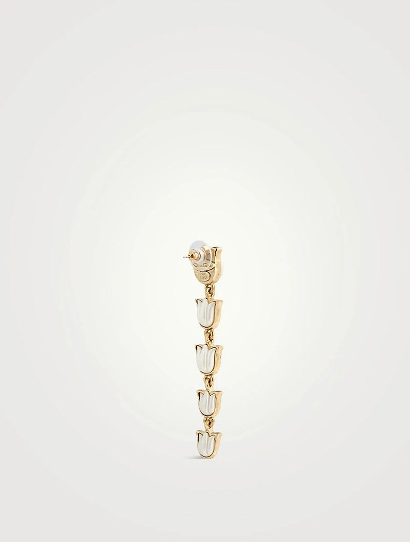 Tulip Pearl Earrings