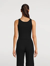 Ribbed Crop Tank Top