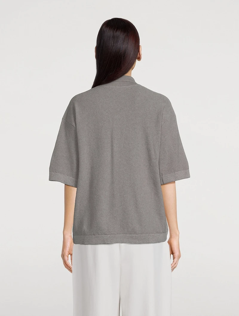 Unisex Mesh Polo Shirt