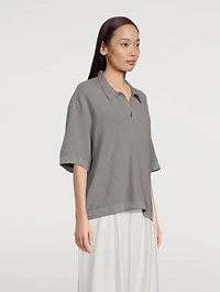 Unisex Mesh Polo Shirt