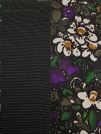 Nylon Bomber Dress Floral Print