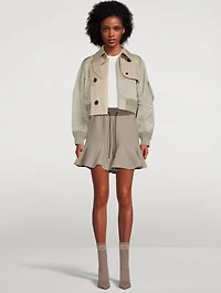 Cotton-Blend Jersey Shorts