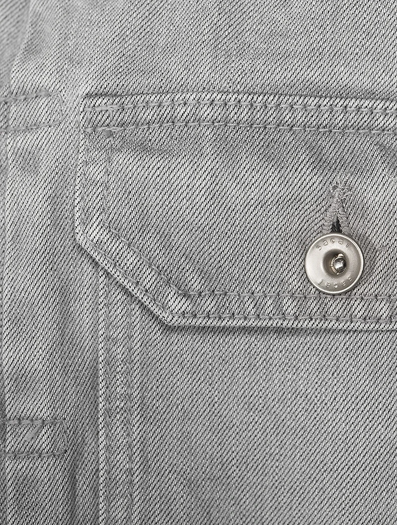 Bell-Sleeve Denim Jacket