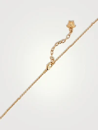 Medusa Pendant Necklace With Crystals