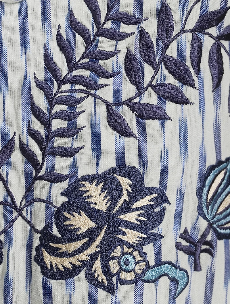 Marieta Printed Organic Cotton Long Dress