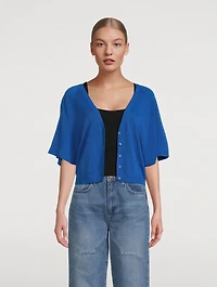 Domino Cropped Cardigan