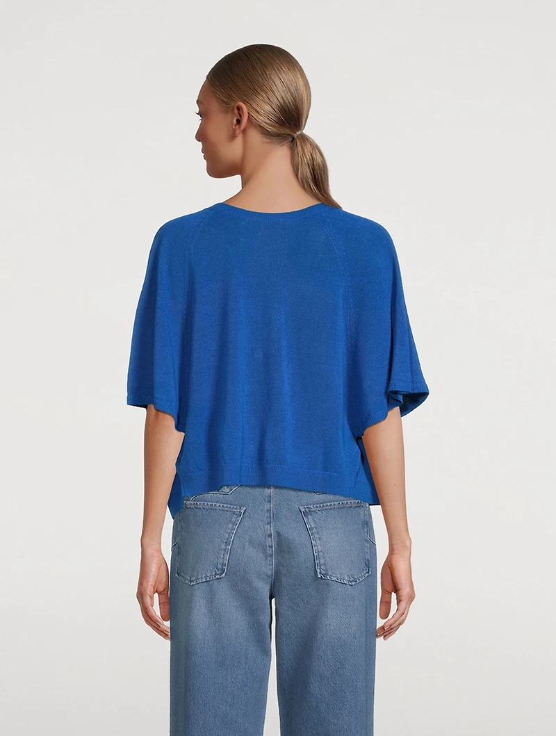 Domino Cropped Cardigan