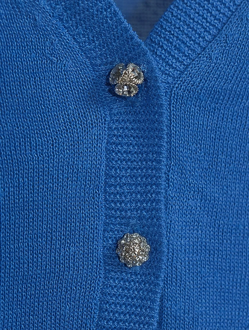 Domino Cropped Cardigan