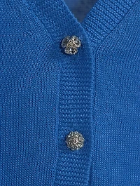 Domino Cropped Cardigan